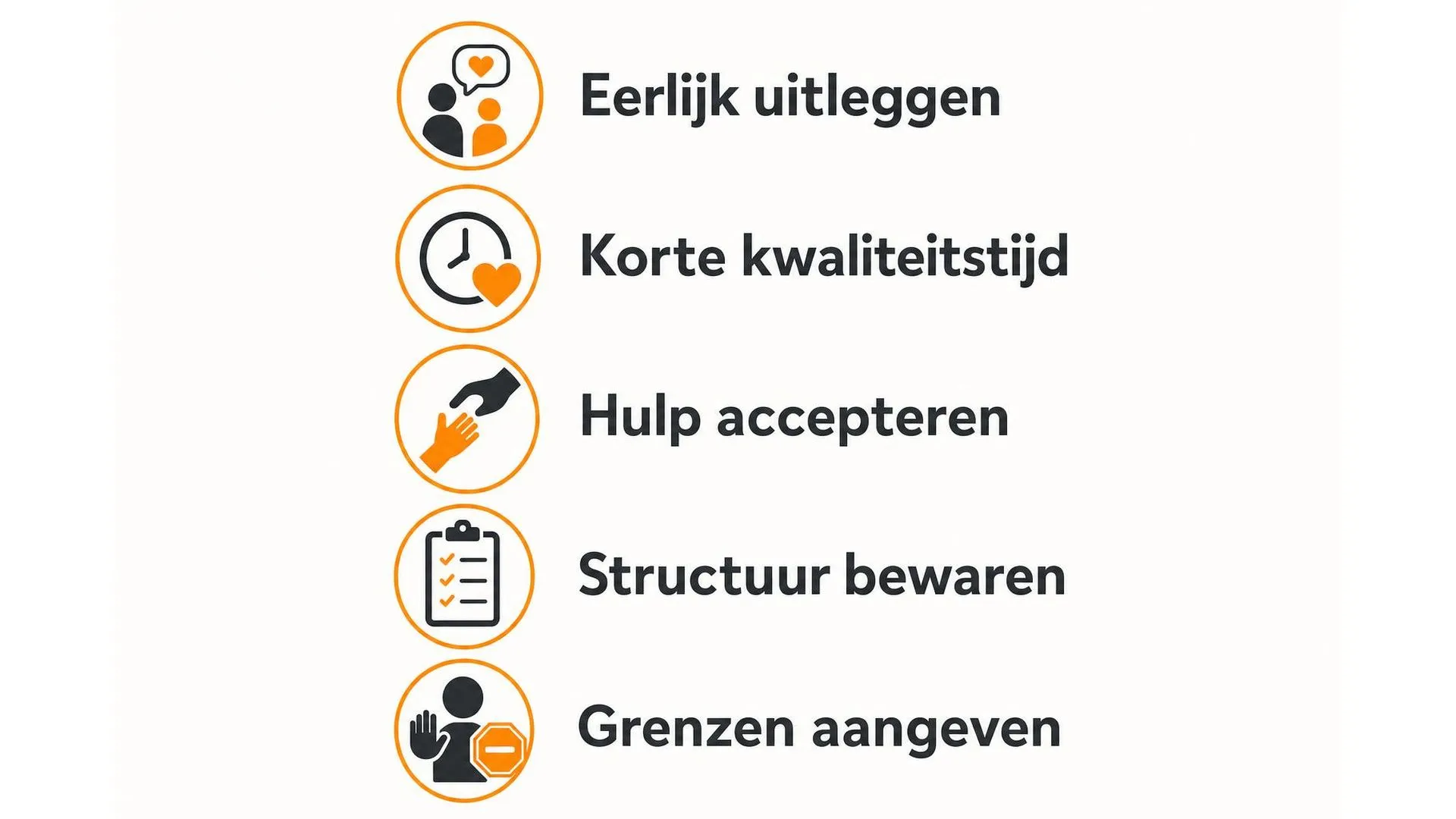 Vijf tips voor ouders met een burn-out, van eerlijk uitleggen tot grenzen aangeven