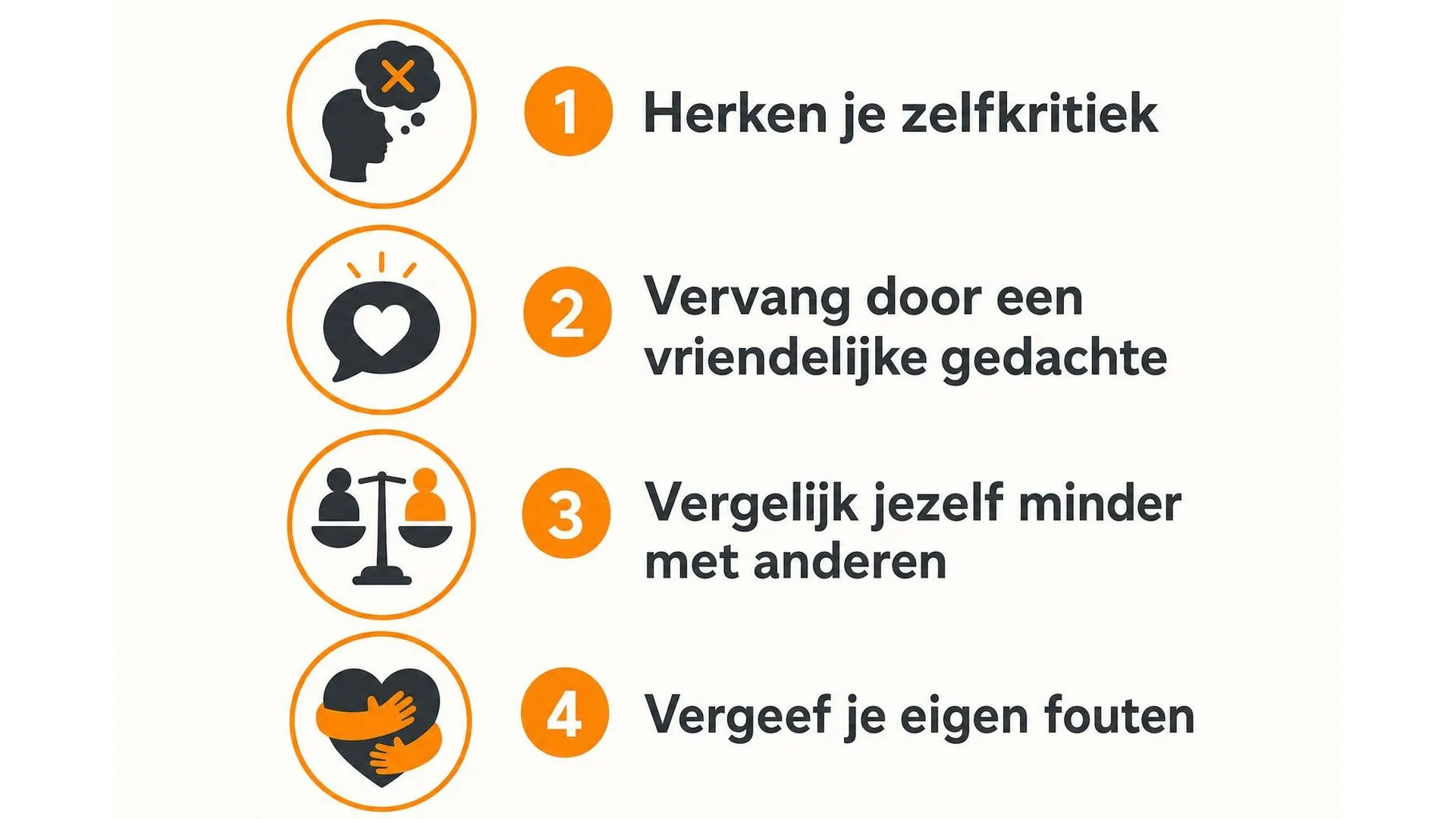 Vier stappen om meer zelfcompassie te ontwikkelen tijdens burn-out herstel