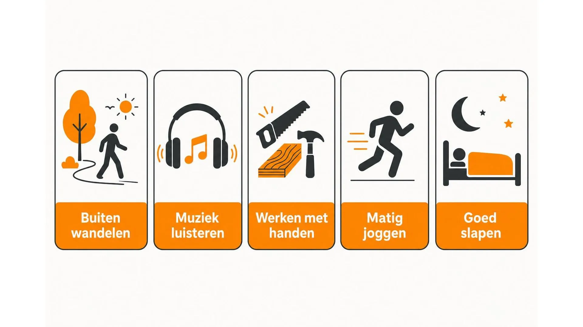 Vijf manieren om watten in je hoofd te verminderen bij burn-out