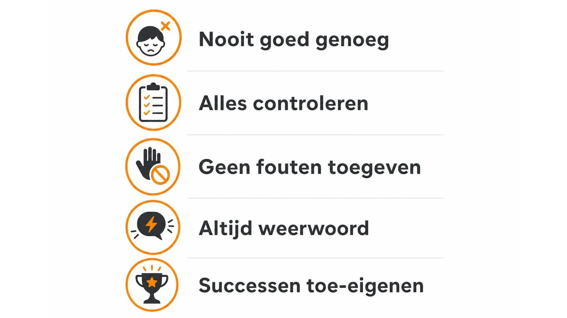 Vijf kenmerken van dominant oudergedrag in een overzicht