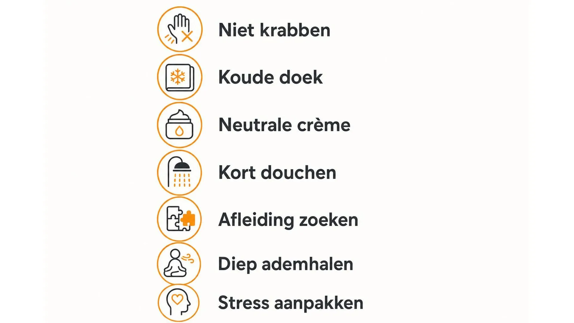 Zeven tips om jeuk door stress te verminderen, van niet krabben tot stress aanpakken
