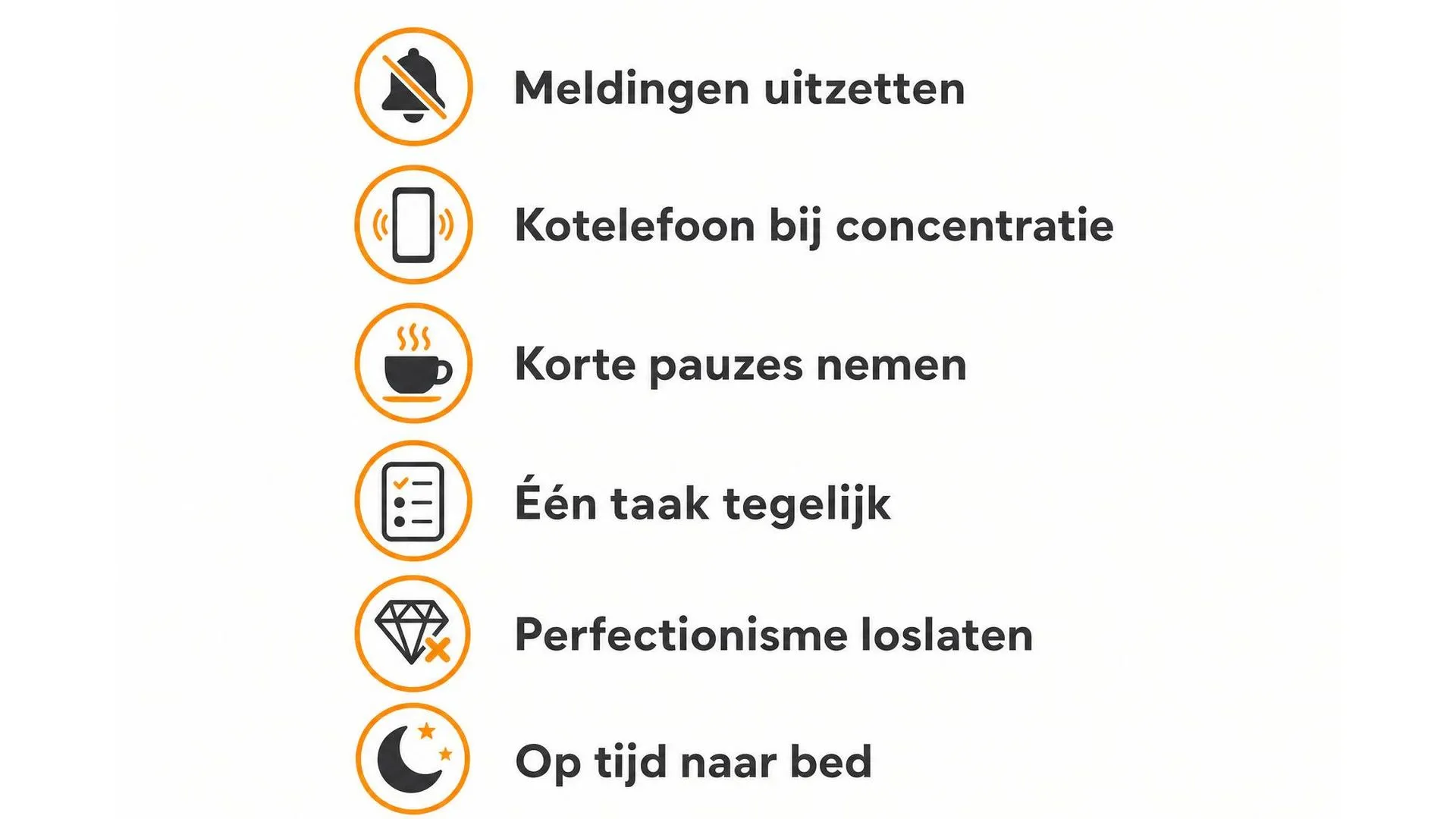 Zes praktische tips tegen mentale vermoeidheid op het werk