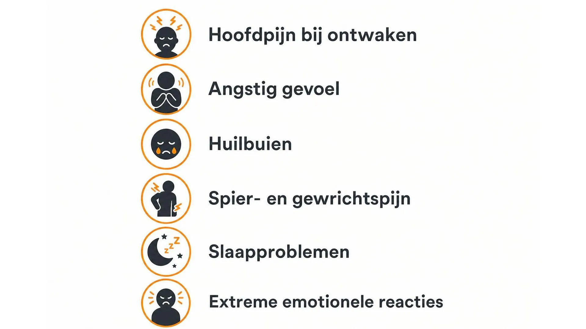 Zes veelvoorkomende symptomen van een ochtenddepressie