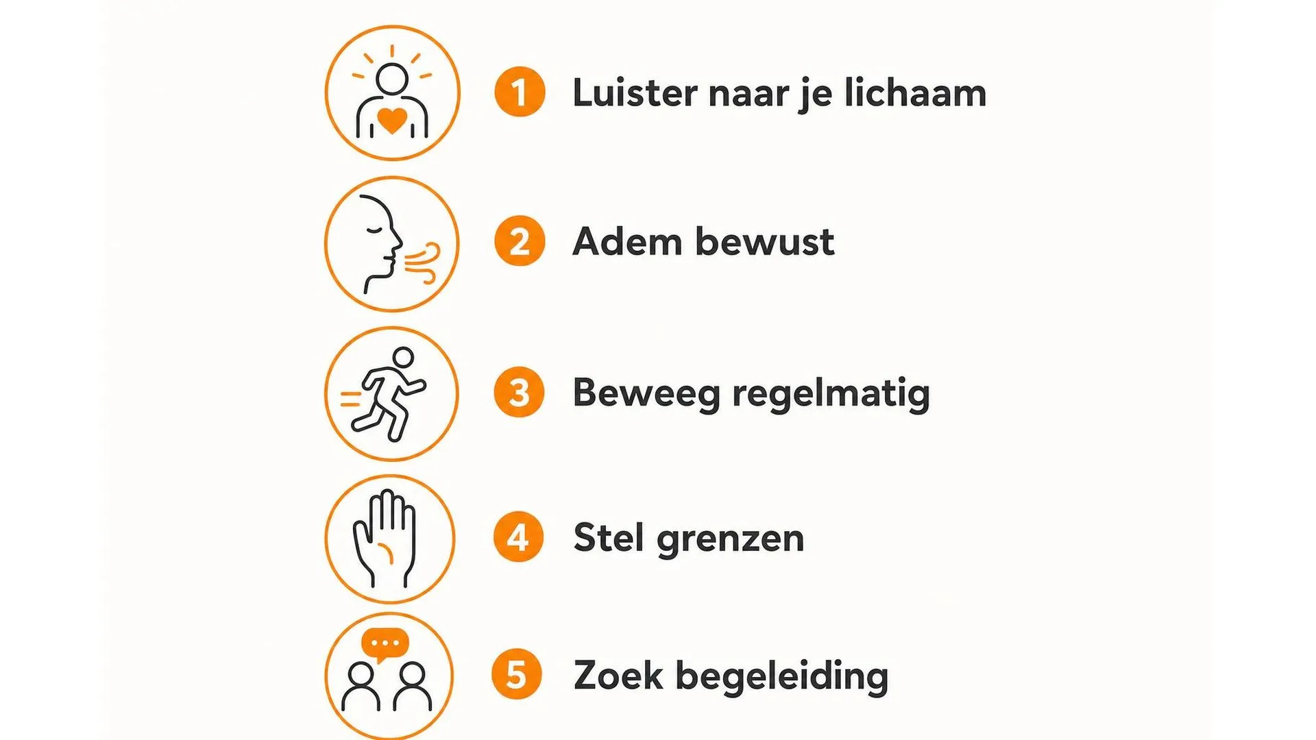 Vijf stappen om tintelingen door stress te verminderen