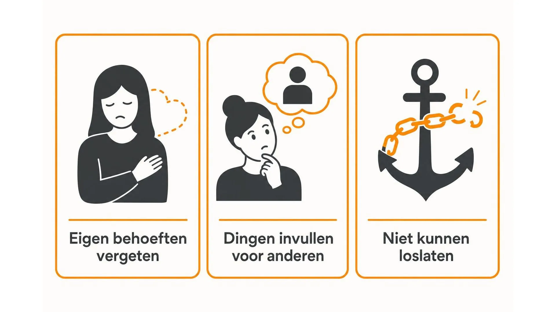 Drie valkuilen voor sensitieve mensen: eigen behoeften vergeten, dingen invullen voor anderen en niet kunnen loslaten